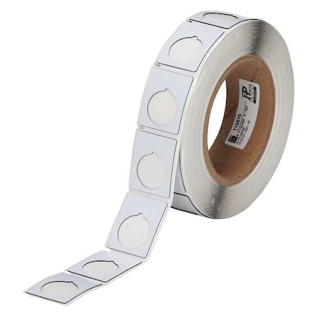 Brady Thermal Transfer Label, White, Labels/Roll: 250 THTEP167-593-.25