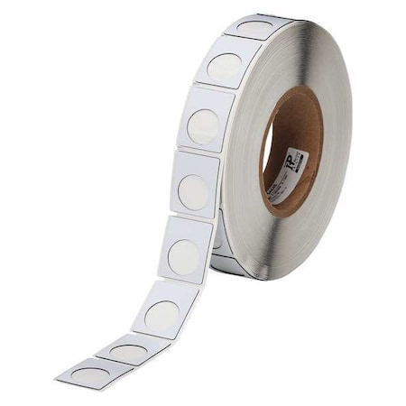 Brady Thermal Transfer Label, White, Labels/Roll: 500 THTEP167U-593-.5