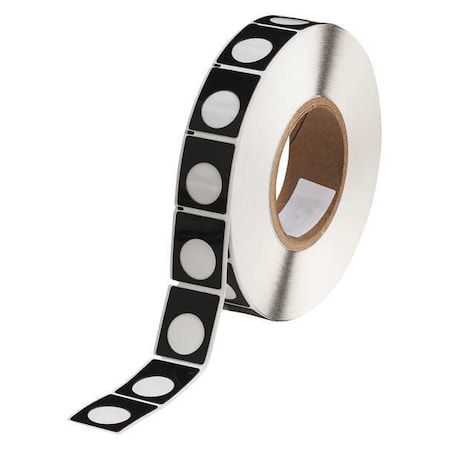 Brady Thermal Transfer Label, Black, Labels/Roll: 500 THTEP167U-593-.5BK