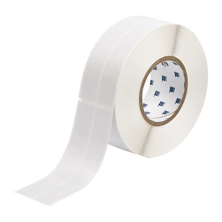 Brady Thermal Transfer Label, White/Translucent, Labels/Roll: 1000 THT-81-427-1