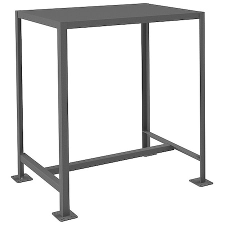 Durham Mfg Medium Duty Machine Tables, Steel, 36" W, 42" Height, 2000 lb., Straight MT243642-2K195