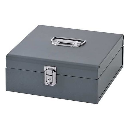 Buddy Products Cash Box, 7 Compartments, Gray 0518-1