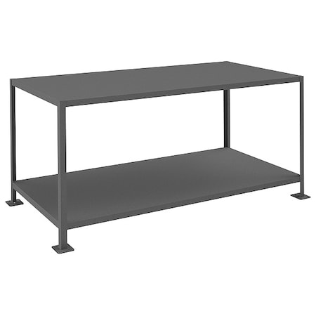 Durham Mfg Heavy Duty Machine Tables, Steel, 72" W, 36" Height, 3000 lb., Straight MT367236-3K295