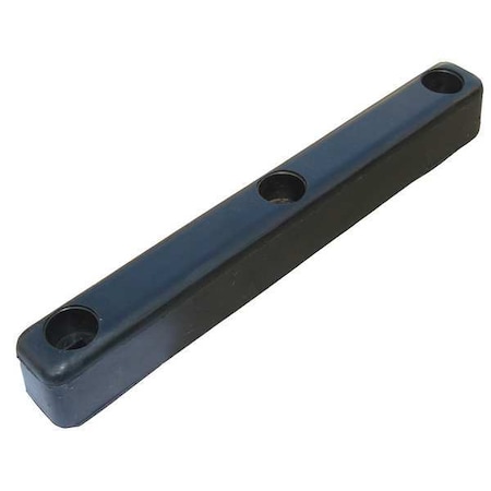 Zoro Select 2 in. x 2 in. x 16 in. Rubber Dock Bumper 22NT79