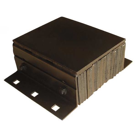 Zoro Select Dock Bumper, 12x5-1/4x16 In. 22NT68