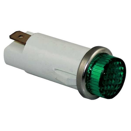 Dayton Raised Indicator Light, Green, 120V 22NY51 | Zoro