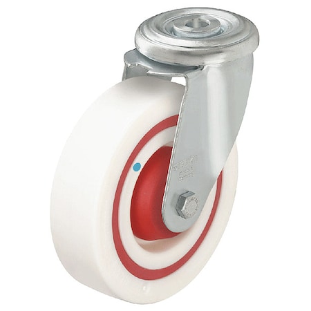 Zoro Select Kingpin Swivel Caster, Nylon, 5 in., 330 lb LER-POW 125KF