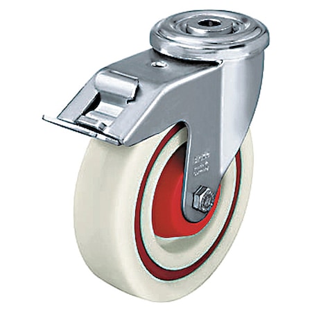 Zoro Select Kingpin Swivl Cstr, Nyln, 5 in., 330 lb, Znc LER-POW 125KF-FI