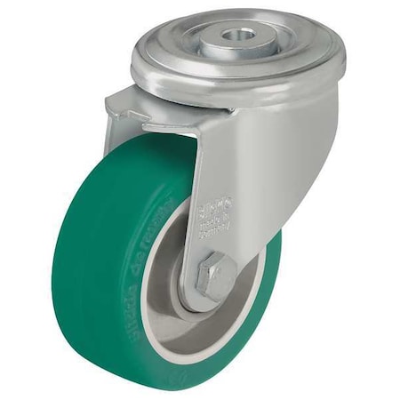 Zoro Select Kingpin Swivl Cstr, Poly, 4 in., 660 lb, Grn LKR-ALST 100K