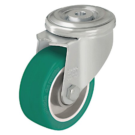 Zoro Select Kingpin Swivel Caster, Poly, 5 in., 770 lb. LKR-ALST 125K
