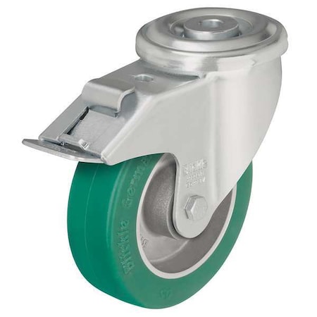 Zoro Select Kingpin Swivel Caster, Poly, 4 in., 660 lb. LKR-ALST 100K-FI