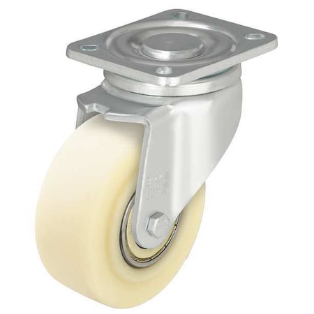 Zoro Select Swivel Plate Caster, Nylon, 3-1/8 in, 1540 lb, A LH-GSPO 80K