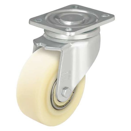Zoro Select Swivel Plate Caster, Nylon, 4 in., 1540 lb., A LH-GSPO 100K-1