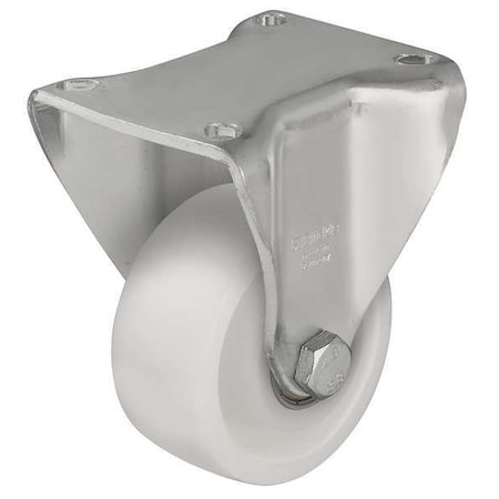 Zoro Select Rgd Plate Caster, Nylon, 3 in., 660 lb. BH-SPO 75K