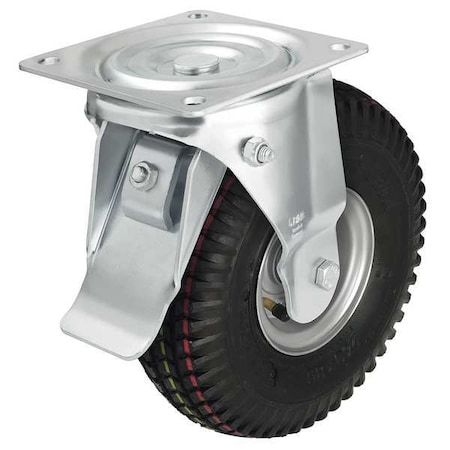 Zoro Select Swivel Pneumatic Caster, 10-1/4 in, 550 lb L-P 267R-ST