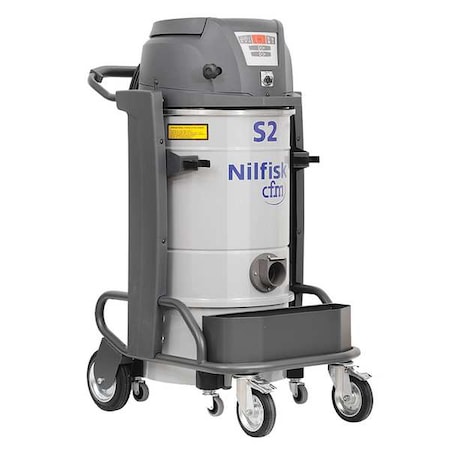 Nilfisk Industrial Shop Vacuum, HEPA 198 cfm 1-S2N1A50KT