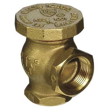 Wilkins Vacuum Breaker, 2 In., FNPT x FNPT, 125 psi 2-35XL