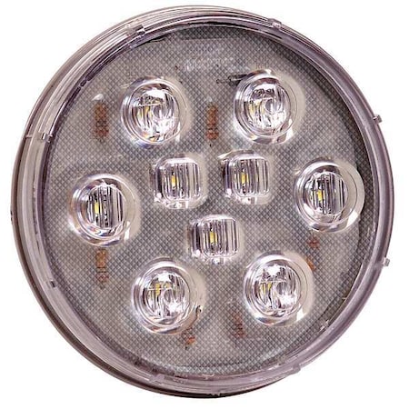 Maxxima Back Up Lamp, 9 LED, Round, 12.8V M42347-KIT
