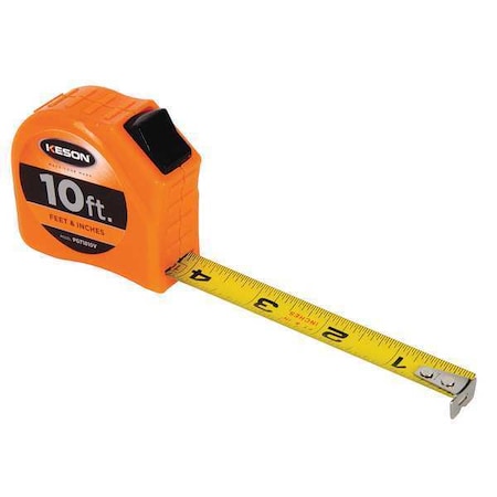 Keson 10 ft Tape Measure, 5/8 in Blade PGT1810V