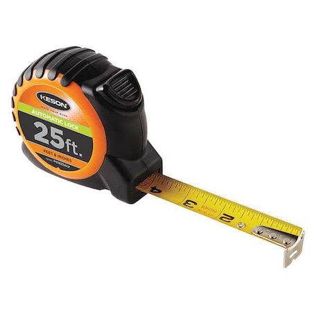 Keson 25 ft Tape Measure, 1 in Blade PG1825ALV