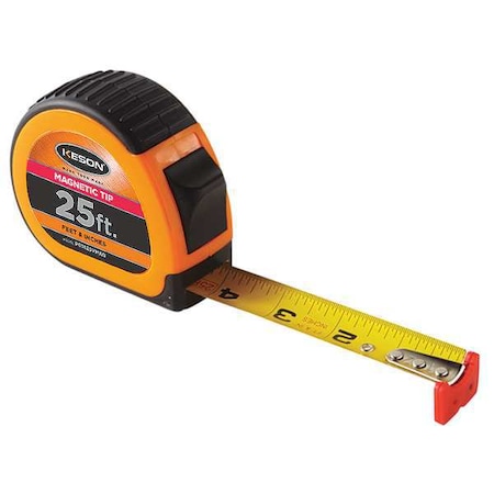 Keson 25 ft Tape Measure, 1 in Blade PG1825VMAG