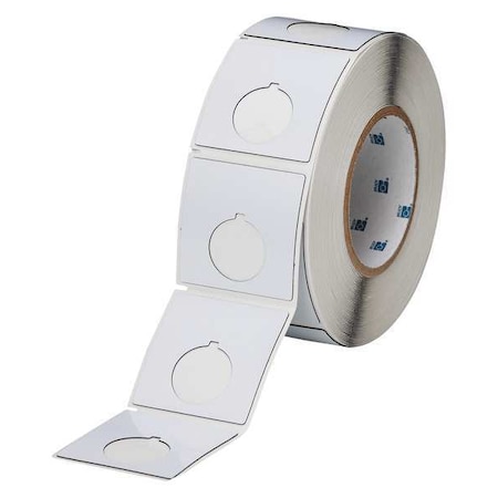 Brady Thermal Transfer Label, White, Labels/Roll: 250 THTEP170-593-.25