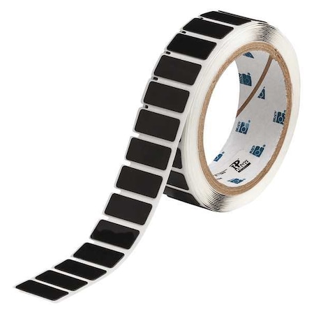 Brady Thermal Transfer Label, Black, Labels/Roll: 250 THTEP171-593-.25BK