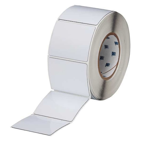 Brady Thermal Transfer Label, White, Labels/Roll: 250 THTEP177-593-.25