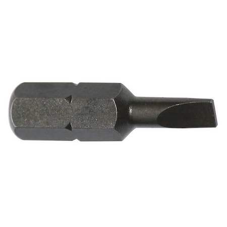 Apex Tool Group Torsion Bit, SAE, 1/4", Hex, 5F-6R, 1", PK5 445-20X-5PK