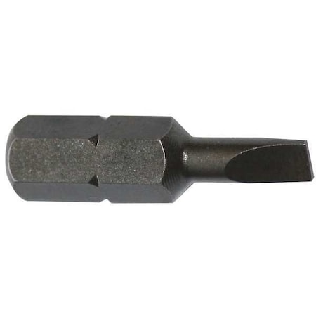 Apex Tool Group Torsion Bit, SAE, 1/4", Hex, 4F-5R, 1", PK5 445-1X-5PK
