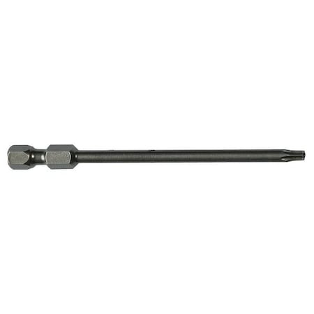 Apex Tool Group Power Bit, SAE, 1/4", Hex Power Drive, PK5 49-B-TX-15-H-5PK