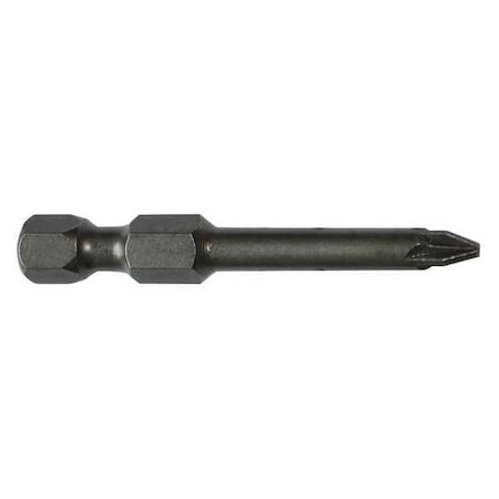 Apex Tool Group Power Bit, SAE, 1/4", Hex Power Drive, PK5 491-B-PZDX-5PK