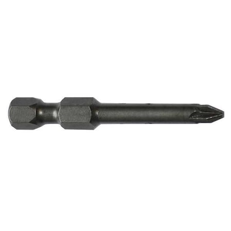 Apex Tool Group Power Bit, SAE, 1/4", Hex Power Drive, PK5 493-B-PZDX-5PK