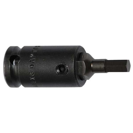 Apex Tool Group Socket Bit, 3/8 in. Dr, 3/16 in. Hex, PK5 SZ-12-5PK