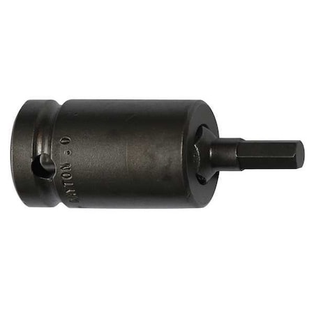 Apex Tool Group Socket Bit, 1/2 in. Dr, 17mm Hex, PK5 SZ-5-10-17MM-5PK