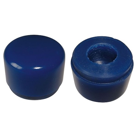 WESTWARD Hammer Tip, Soft, PU, Blue, 2 in, For 22PN77 22PN81