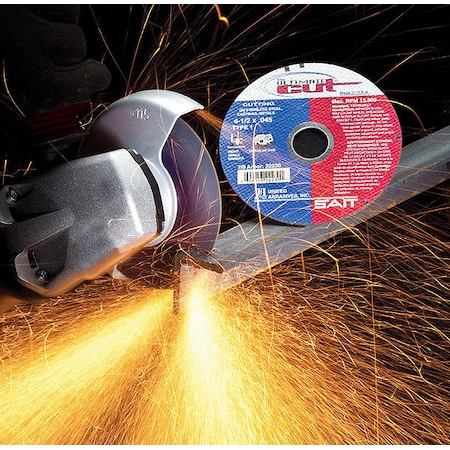 United Abrasives/Sait Abrasive Cut-Off Wheel, Type 1, 6 in