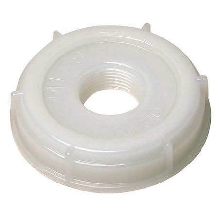 Zoro Select Screw Cap, HDPE, Natural 360-0891