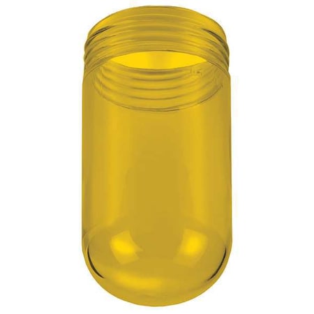 Hubbell Killark GlassGlobe, 3 1/2"L, 3 1/2"W, 5 1/4"H, Amber VAMGP-100