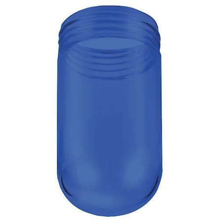 Hubbell Killark GlassGlobe, 3 1/2"L, 3 1/2"W, 5 1/4"H, Blue VBGP-100