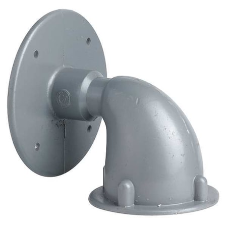 Hubbell Killark HazLocWallBracket, 6"L, 5"W, 4 1/2"H, Gray VB-1