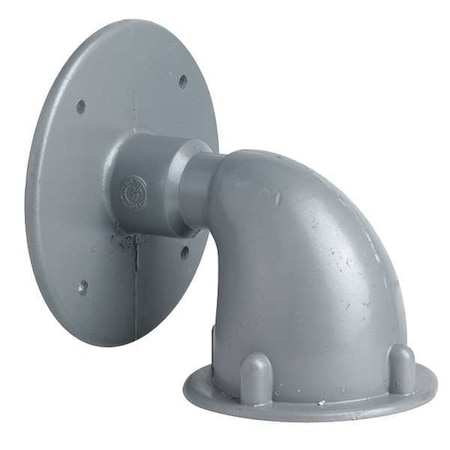 Hubbell Killark HazLocWallBracket, 6"L, 5"W, 4 1/2"H, Gray VB-2