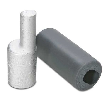 Burndy Offset Adapter, 600 kcmil Max, Standard Barrel, Aluminum, Yellow AYPO600