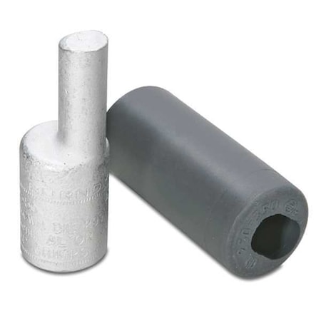 Burndy Offset Adapter, 250 kcmil Max, Standard Barrel, Aluminum, Brown, 5 PK AYPO250