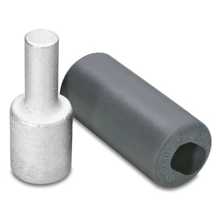 Burndy Compression Adapter, 350 kcmil Max, Standard Barrel, Aluminum, Brown AYP350