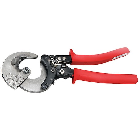 Burndy 10" Ratchet Action Cable Cutter, Center Cut RCC600E