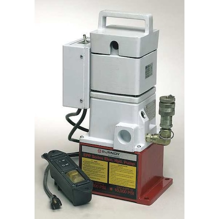 Burndy Hydraulic Pump, Commercial, 0.5 hp, Electric Motor, 10,000 Max Pressure EPP10