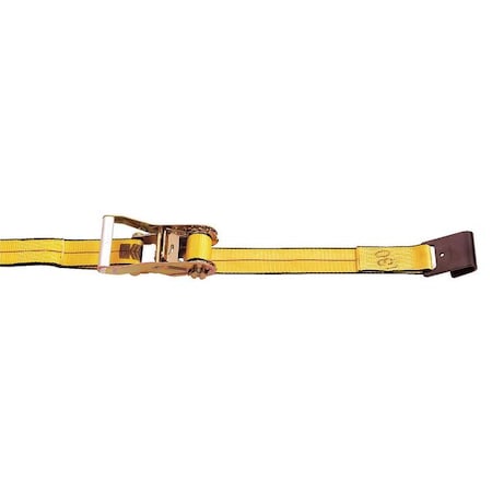 Kinedyne Tie-Down Strap, Ratchet, 27ft x 2In, 3335lb 572720GRA