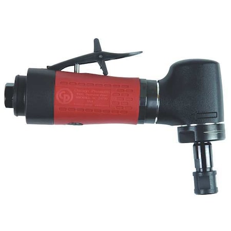 Chicago Pneumatic Right Angle Die Grinder, 1/4 in NPT Female Air Inlet, 1/4 in Collet, Heavy Duty, 25,000 RPM, 0.4 hp CP3030-325R