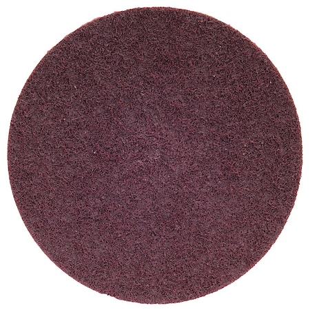 Norton Abrasives Hook-and-Loop Surface Conditioning Disc, 8" Dia, No Hole, Aluminum Oxide, 80 Grit, Non-Woven Type 66261017815